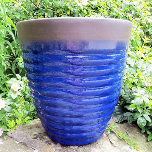 Picture of Florence Planter Pot 40cm | Blue