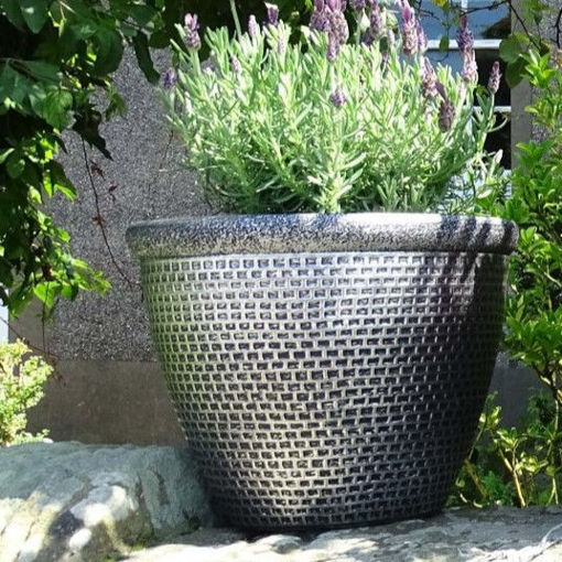 Picture of Cromarty Planter 25cm | Antique Silver
