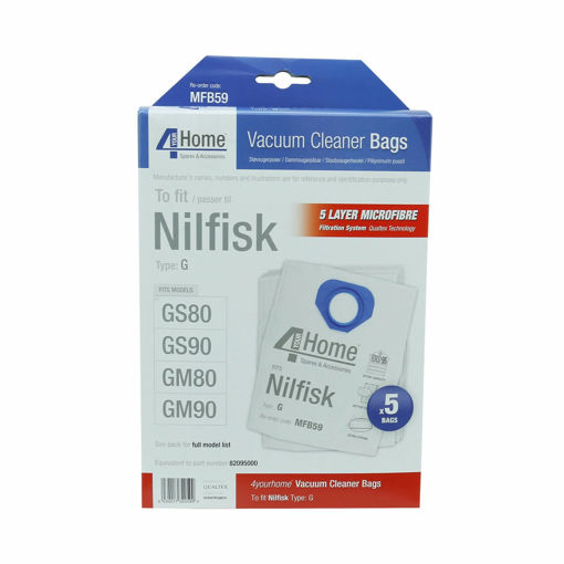 Picture of Nilfisk Microfibre Vacuum Cleaner Bags | GM80/90 GS80/90