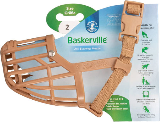Picture of Baskerville Anti Scavenge Muzzle Size 2