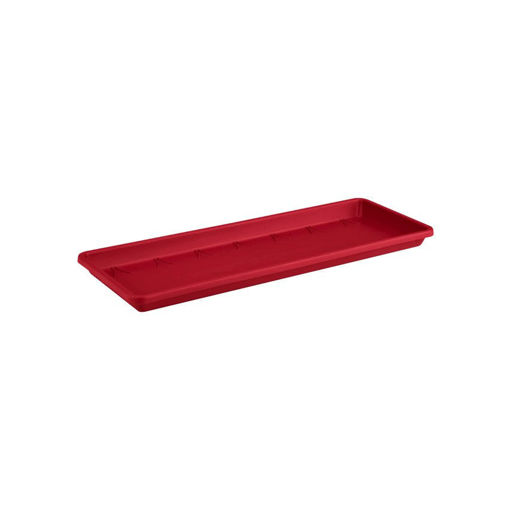 Picture of Elho Barcelona Trough Saucer 40cm | Cranberry Red