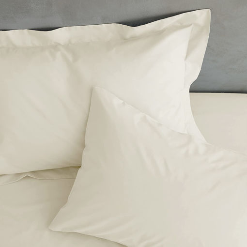 Picture of CL Easy Iron Percale Standard Pillowcase | Pair Cream