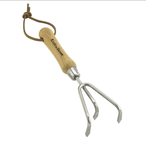 Picture of K&S Stainless Steel Hand 3 Prong Cultivator