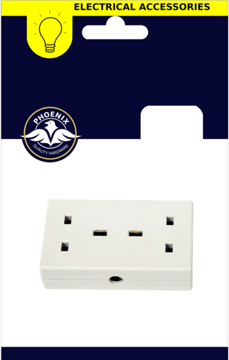 Picture of 2 Gang Extension Nylon Socket 