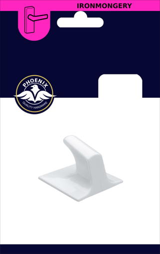 Picture of Self Adhesive Small Square Hooks Pair
