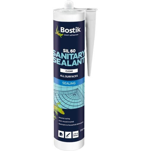 Picture of Bostik Sil 60 Silicone 310ml | Clear 