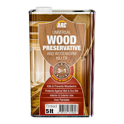 Picture of ARC Wood Preservative & Woodworm Killer Tinted 5L