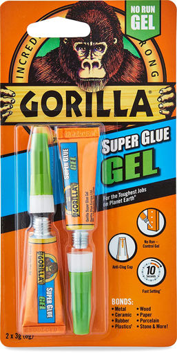Picture of Gorilla Super Glue Gel 3g Pair