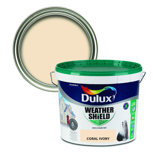 Picture of Dulux Weathershield Coral Ivory 10L
