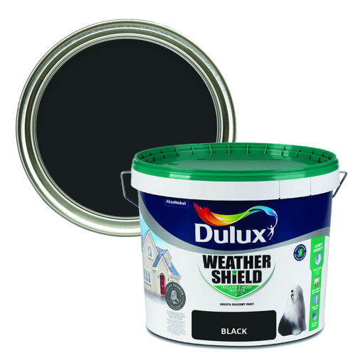 Picture of Dulux Weathershield Black 10L