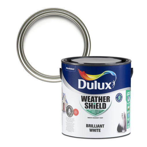 Picture of Dulux Weathershield Brilliant White 2.5L