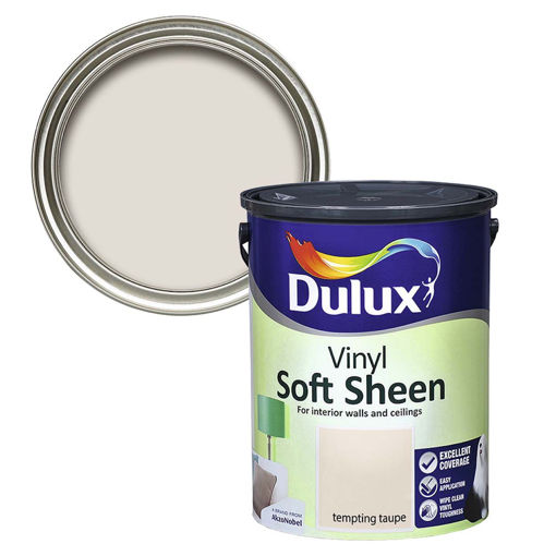 Picture of Dulux Vinyl Soft Sheen Tempting Taupe 5L
