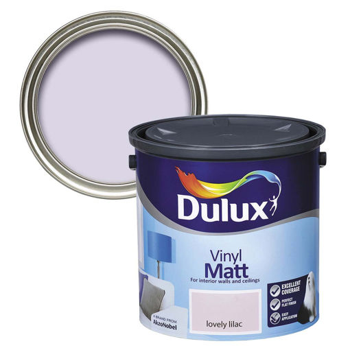 Picture of Dulux Vinyl Matt Lovely Lilac 2.5L