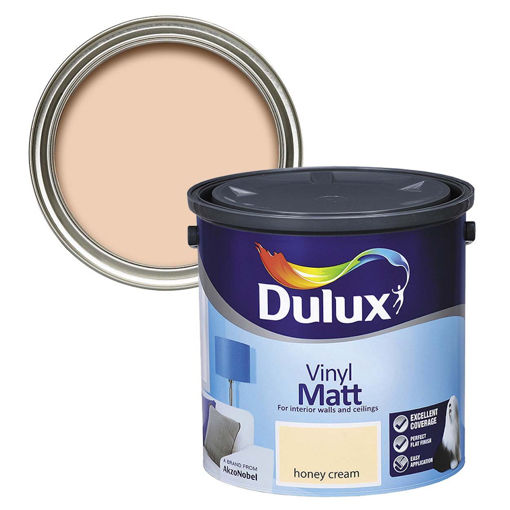 Picture of Dulux Vinyl Matt Honey Cream 2.5L