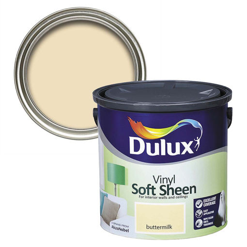 Picture of Dulux Vinyl Soft Sheen Buttermilk 2.5L