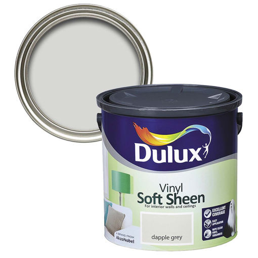 Picture of Dulux Vinyl Soft Sheen Dapple Grey 2.5L