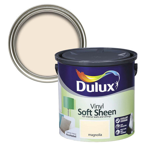 Picture of Dulux Vinyl Soft Sheen Magnolia 2.5L