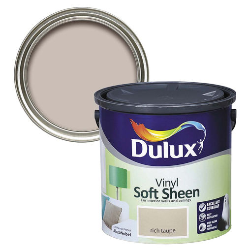 Picture of Dulux Vinyl Soft Sheen Rich Taupe 2.5L