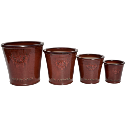 Picture of Lemonfield Bee Botanic Planter 21cm | Red