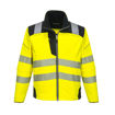 Picture of Portwest PW3 Hi-Vis Softshell Jacket T402 | Yellow & Black