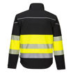 Picture of Portwest PW375 PW3 Hi-Vis Class 1 Softshell | Black & Yellow
