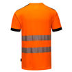 Picture of Portwest PW3 Hi-Vis Comfort T-shirt | Orange & Black