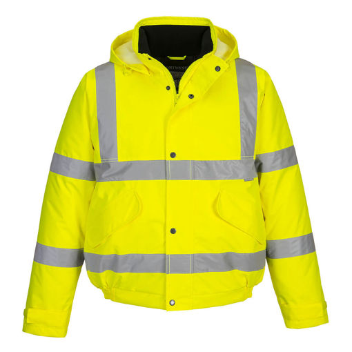 Picture of Portwest HI-Vis Bomber Jacket S463 | Yellow