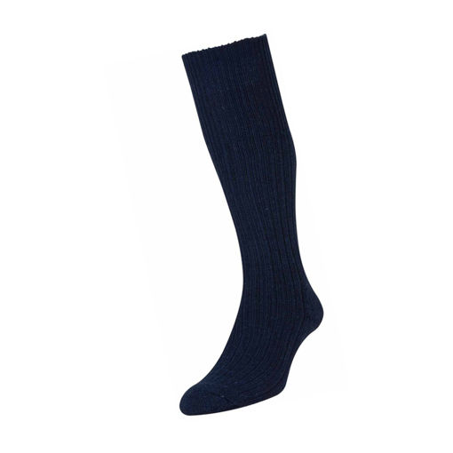 Picture of Commando Half Hose Wool Rich Socks | Navy | 6-11