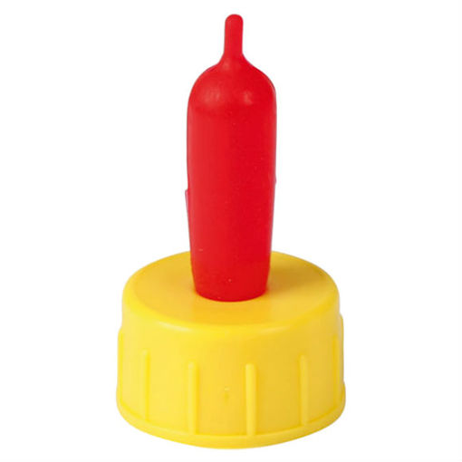 Picture of Screw On Lamb Teat | Red/Yellow