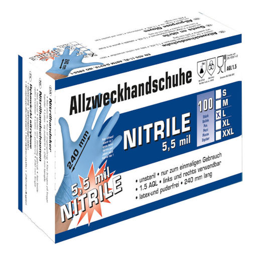 Picture of Nitrile Gloves | Blue | L