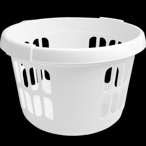 Picture of Wham Casa Round Laundry Basket | Ice White