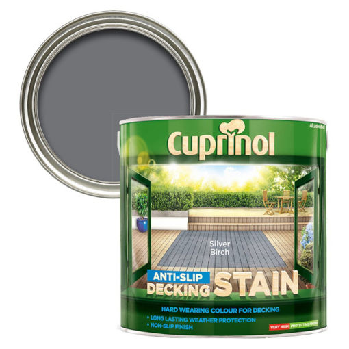 Picture of Cuprinol Anti-Slip Deck Stain Silver Birch 2.5L