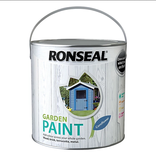 Picture of Ronseal Garden Paint Cornflower 5L