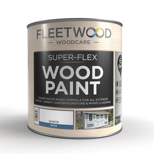 Picture of Fleetwood Superflex Wood White 5L