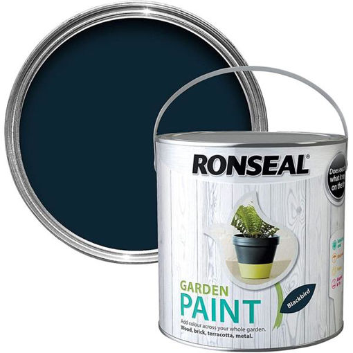 Picture of Ronseal Garden Paint Blackbird 750ml
