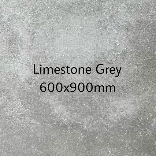 Picture of Porcelain Tile Limestone Grey Nat 900x600mm