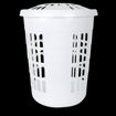 Picture of Casa Deluxe Round Laundry Hamper | Ice White