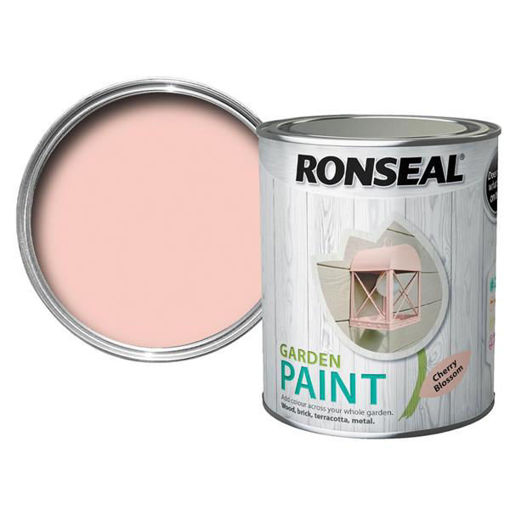 Picture of Ronseal Garden Paint Cherry Blossom 750ml