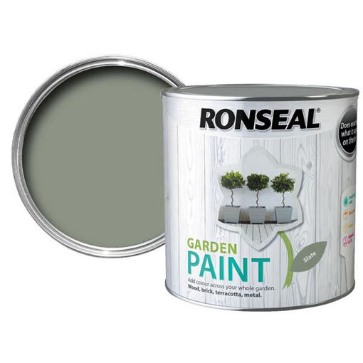 Picture of Ronseal Garden Paint Slate 750ml