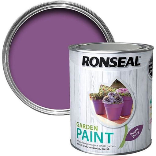 Picture of Ronseal Garden Paint Purple Berry 2.5L