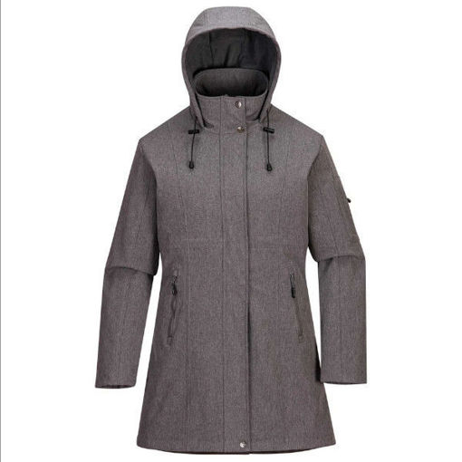 Picture of Portwest Carla SoftShell Jacket | Grey