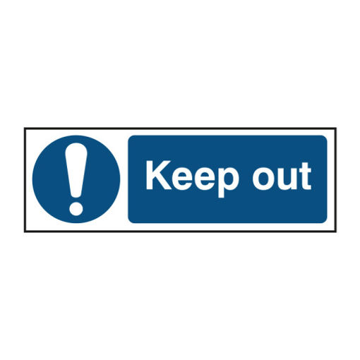 Picture of Sign "Keep Out" 200x300mm