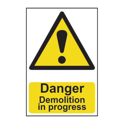 Picture of Sign "Danger Demolition In Progress" 200x300mm