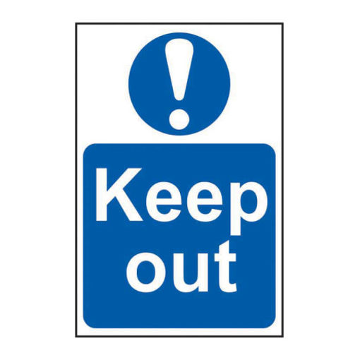 Picture of Sign "Keep Out" 400x600mm