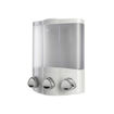 Picture of Croydex Euro Trio Liquid Soap Dispenser | White