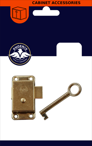 Picture of Cupboard Lock & Key 60mm EB
