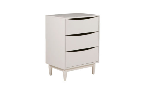 Picture of Alesta 3 Drawer Chest | White | ALS-413-WH