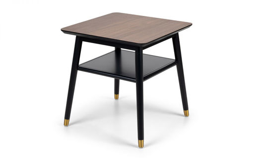 Picture of Findlay Lamp Table | Walnut & Black | FIN004