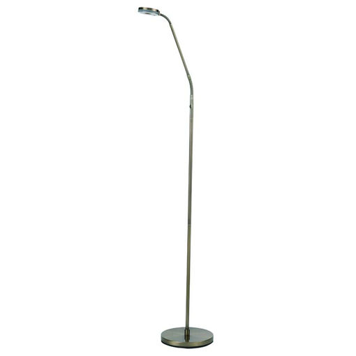 Picture of Dimmable LED Floor Lamp | Antique Brass | FL2095/ANT