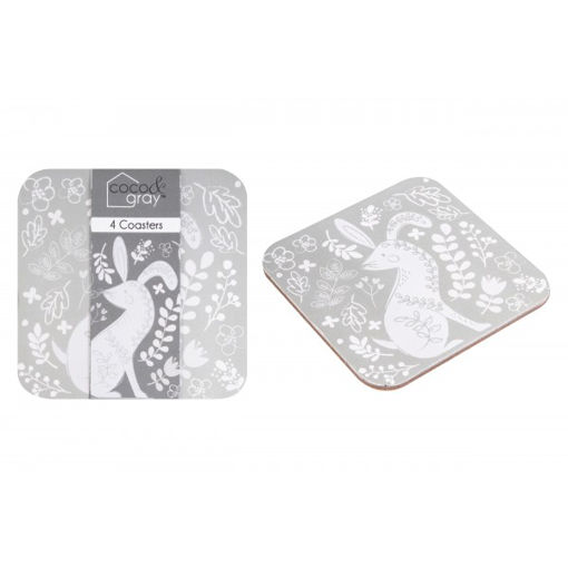 Picture of Coco & Gray 4 Coasters Woodland Design 